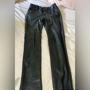 Gorgeous Danier jeans style black leather pants